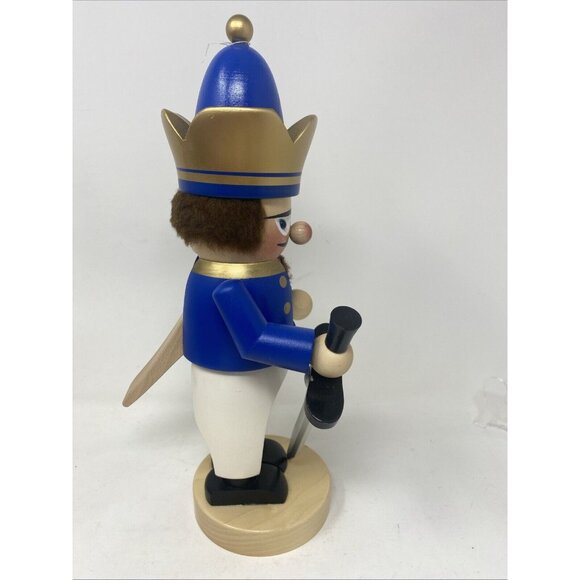 Steinbach German 12” Wooden Nutcracker Chubby Bavarian King With Sword S1377 - Picture 4 of 10